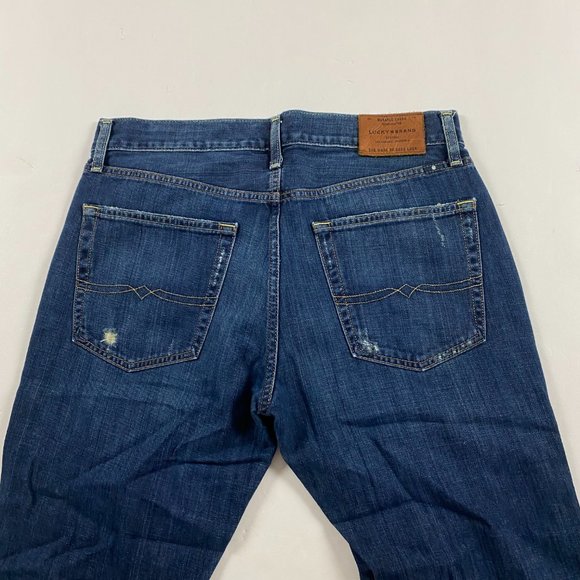 Lucky Brand 221 Straight Jeans Mens 32 x 30 Measure 33.5 x 29 Stretch - Picture 4 of 14